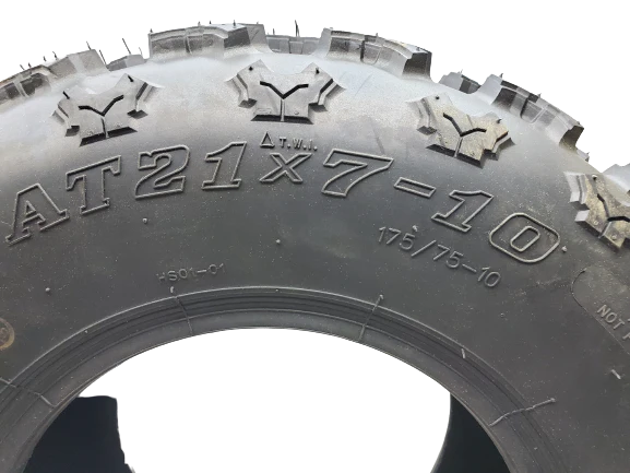21x7-10 ATV Go-Kart Tire - Tiger Paw Tread - Image 2