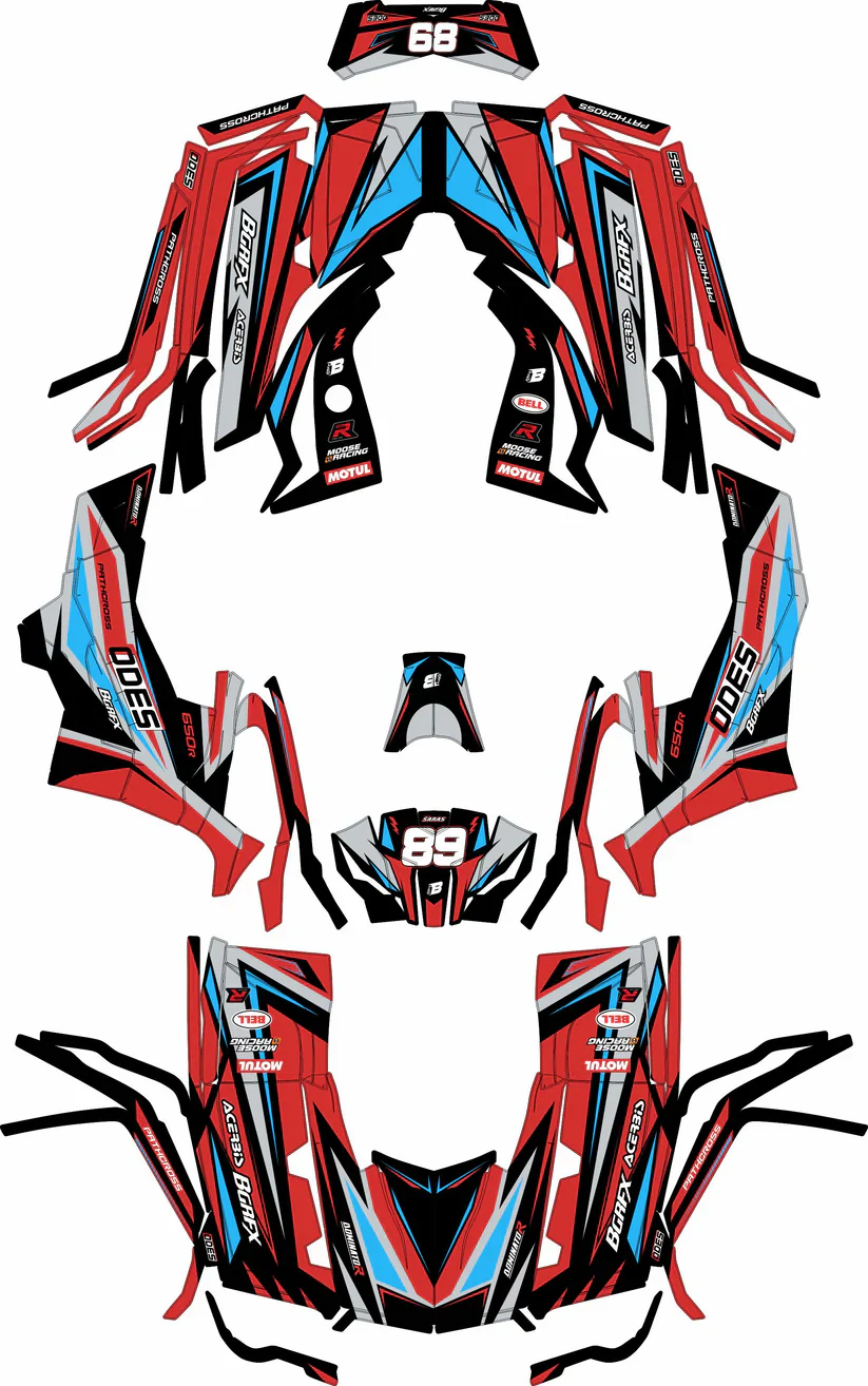 Aodes Pathcross ATV Graphics Kit - Image 3