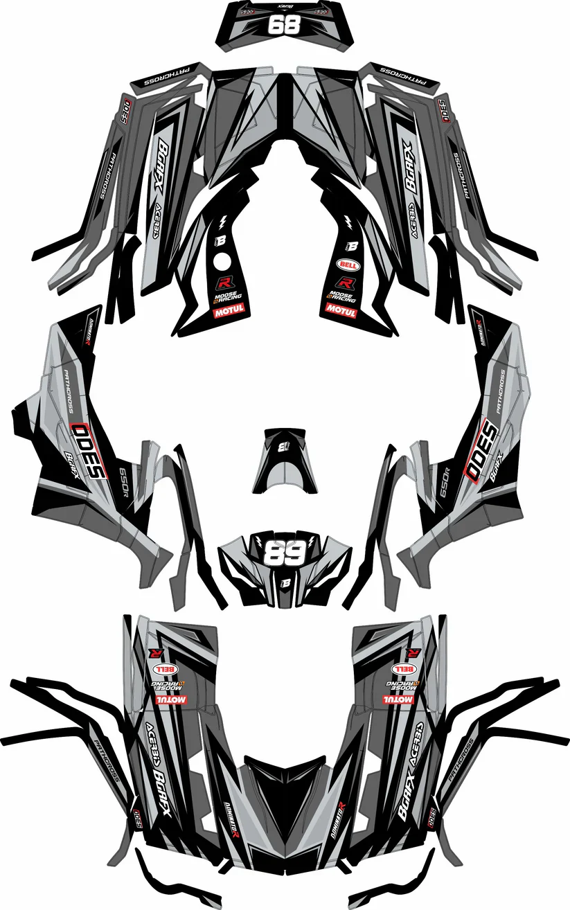 Aodes Pathcross ATV Graphics Kit - Image 6