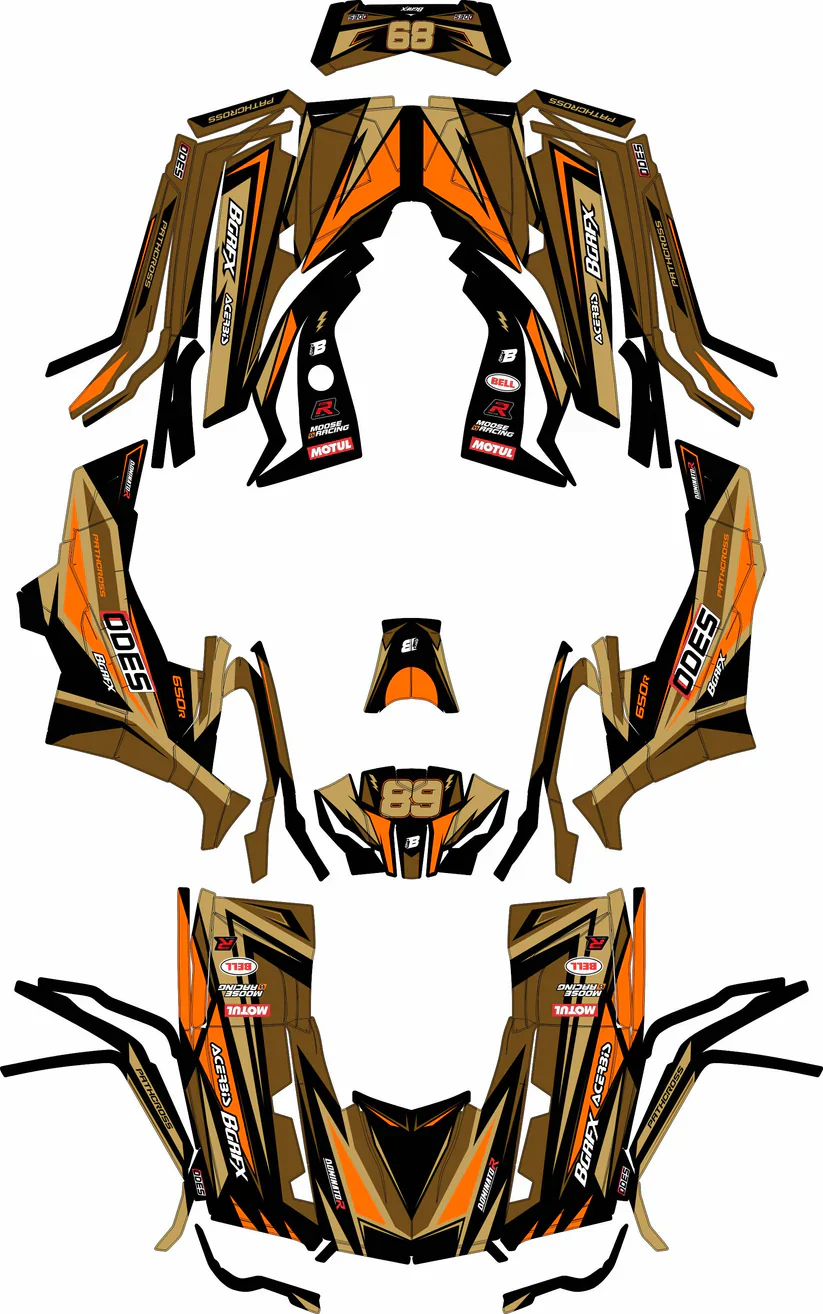 Aodes Pathcross ATV Graphics Kit - Image 9