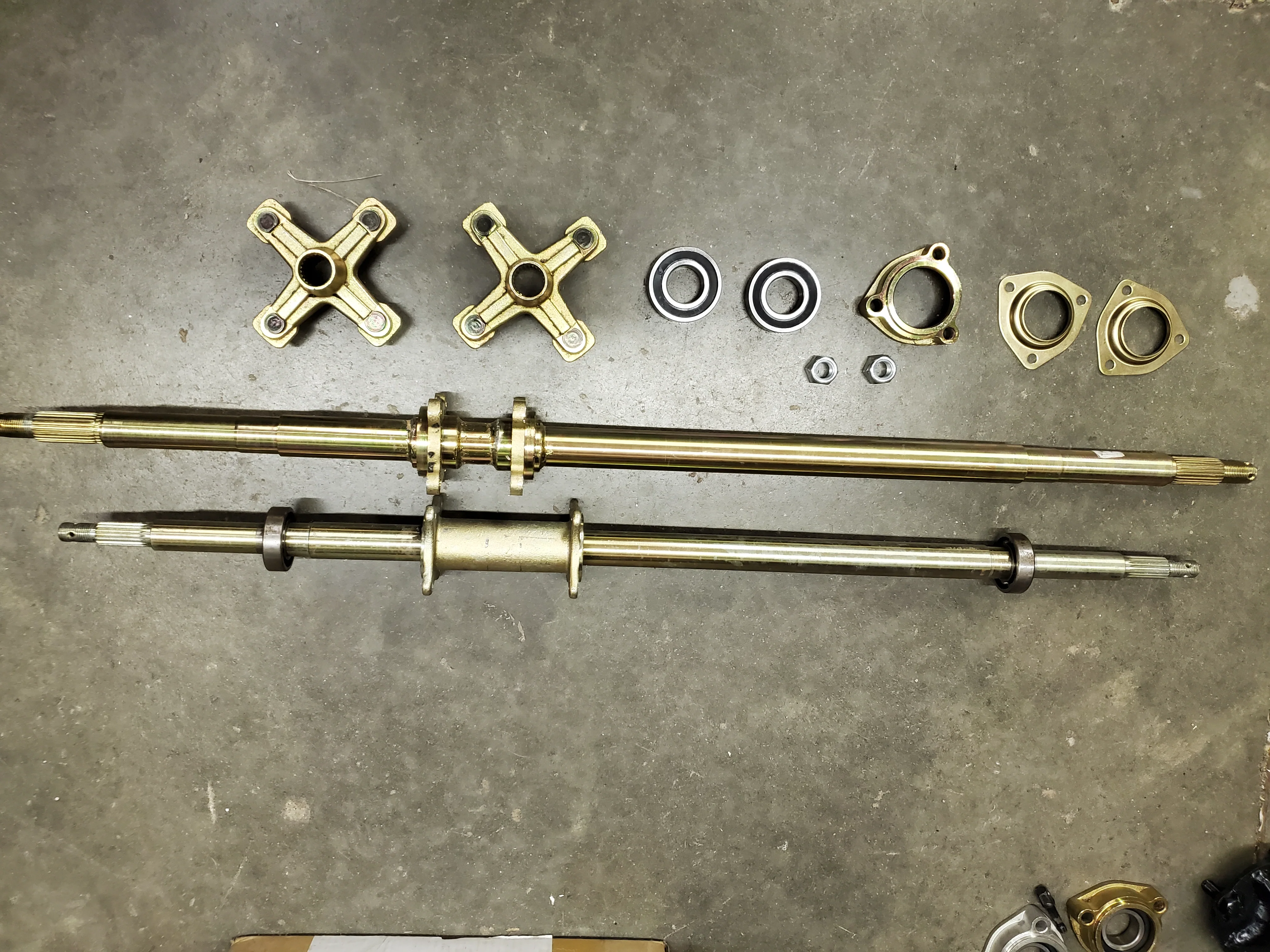BDX Yerf Dog Spiderbox Heavy Duty Replacement Axle Kit