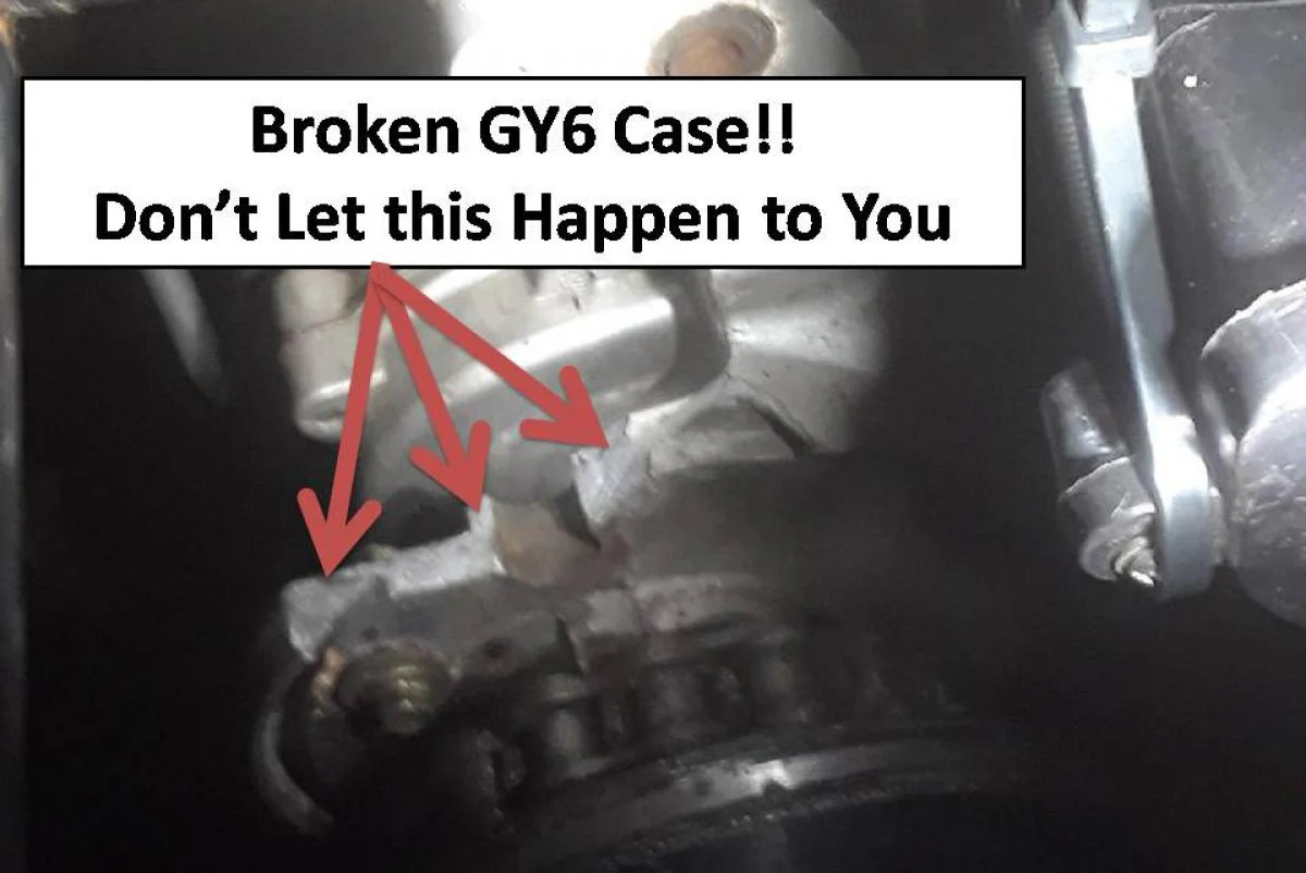 GY6 External Reverse Engine Case Saver Super Duty Chain Tensioner/Engine Mount - Image 2