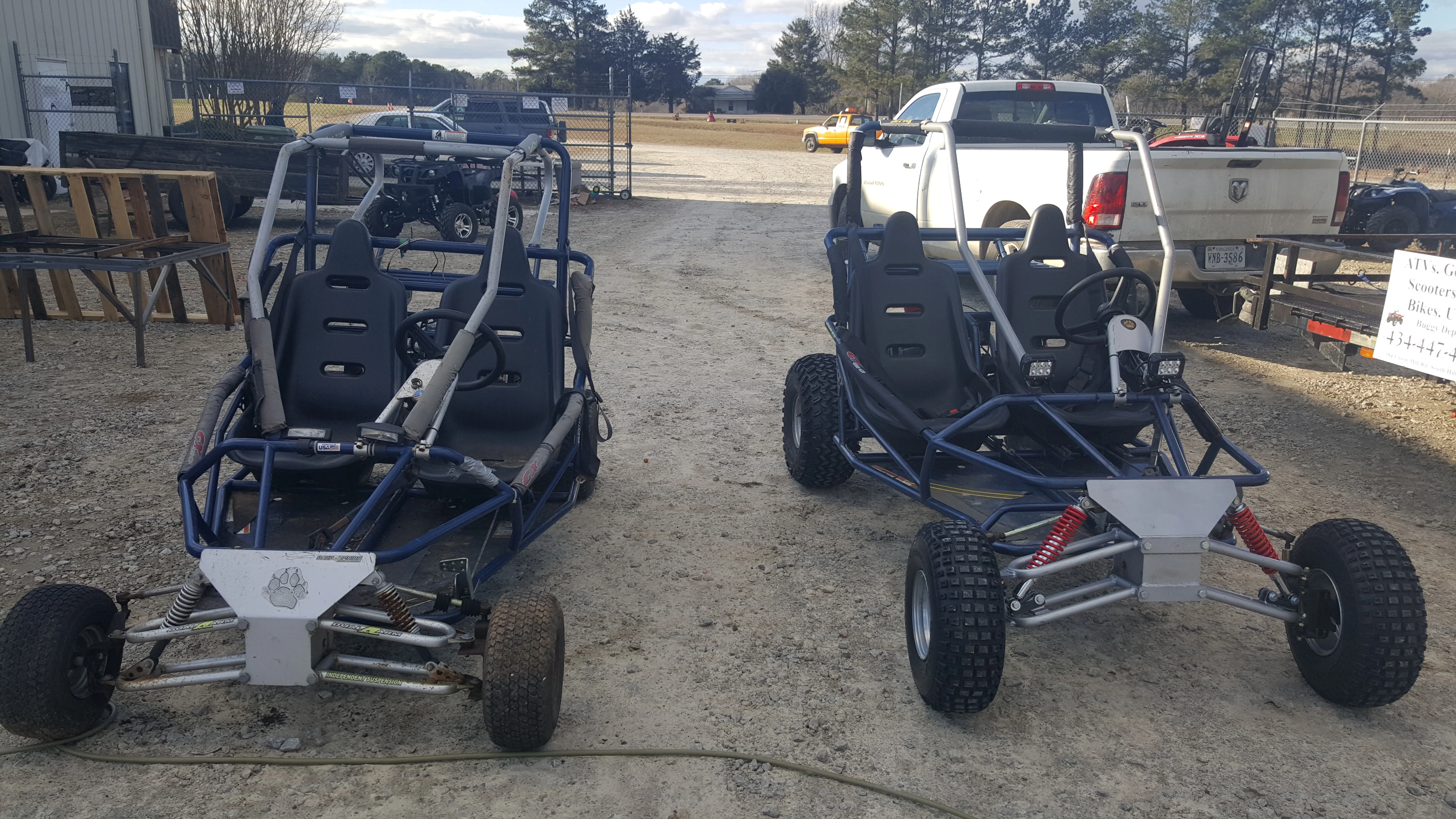 No Hub Yerf Dog Front End Tire Lift Kit