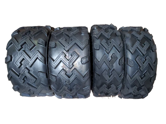 Full Set (4) Go-Kart Bear Claw Tire Set - Image 2