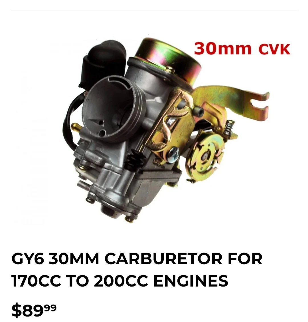 232cc GY6 Go-Kart Upgrade Engine and Package for ALL GY6 Buggies - Image 4