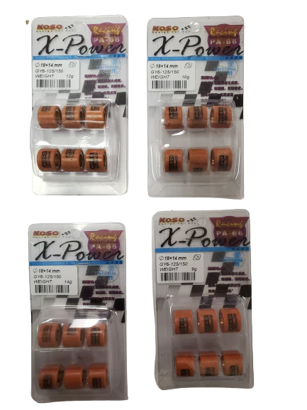 BDX Gy6 Stage 1 Performance Roller Weights Transmission Upgrade