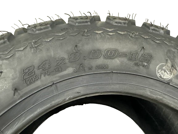 Trailmaster 24x8-12 Grass Saver UTV Golf Cart Tire - Image 3