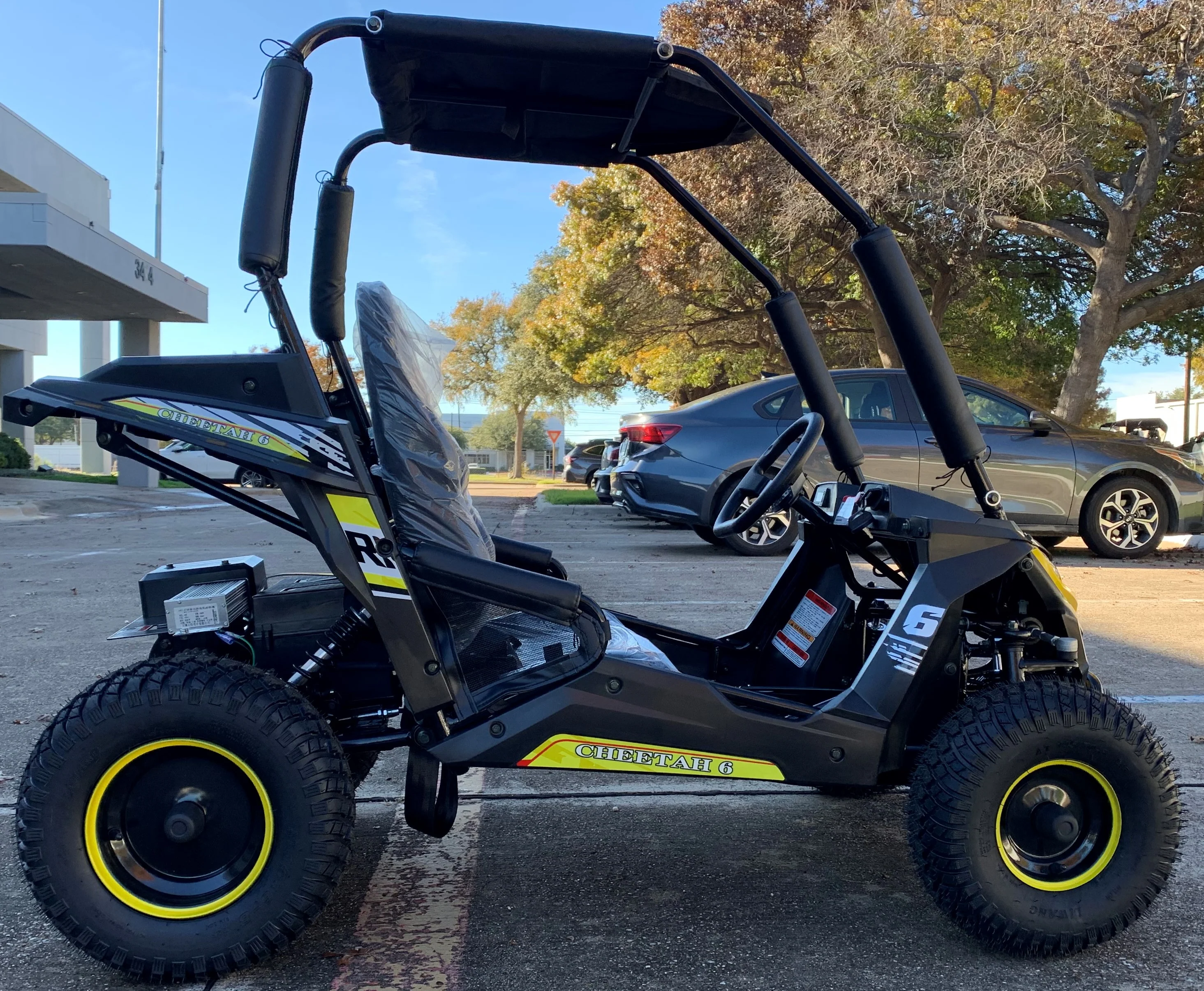 Trailmaster Cheetah i6 Children's Go-Kart Buggy, Electric Motor - Image 3