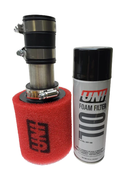 Go-Kart ATV Air Filter UNI-Filter Assembly and Oil Kit--100% Made in USA 150cc, 170cc, 200cc - Image 8